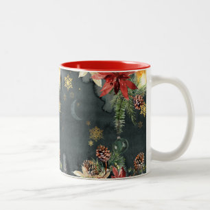 Christmas Holiday Splendour Two-Tone Coffee Mug