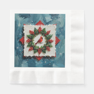 Christmas Holiday Themed Napkin