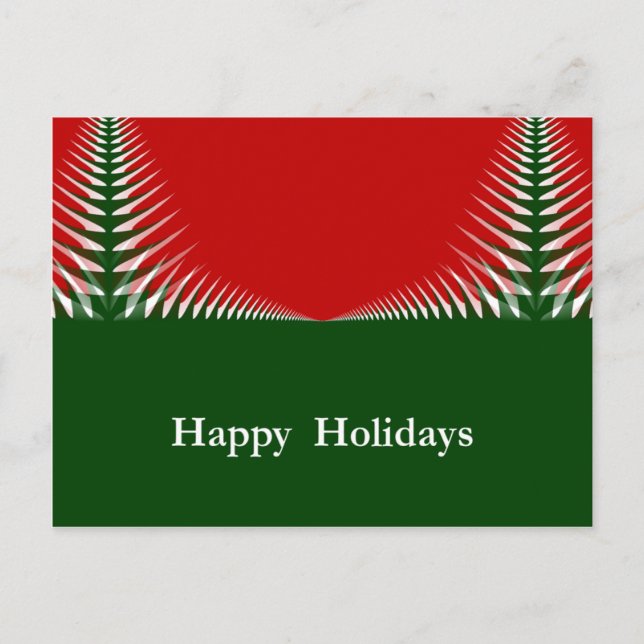 Christmas Holiday Trees Card (Front)