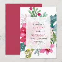 Christmas Holiday Wedding | Bright Floral