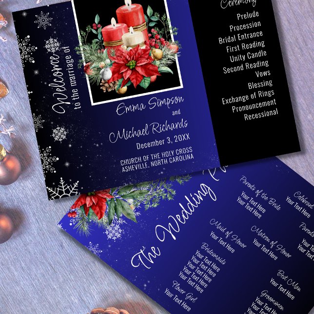 Christmas Holiday Wedding Program (Creator Uploaded)