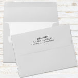 Christmas Holiday Winter  Envelope<br><div class="desc">Featuring a minimalist simple red minimal,  basic bright colour trendy envelope with a basic classic traditional,  modern elegant simple trendy, 5x7 a7 cute whimsical,  return address back flap,  simple minimalist minimal fun,  Christmas holiday mailing supplies,  coordinating matching envelope,  holiday Christmas greeting envelope</div>