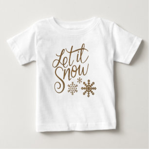christmas holiday winter snow baby T-Shirt