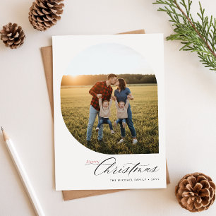 Christmas Holiday Wish With Photo Holiday Card