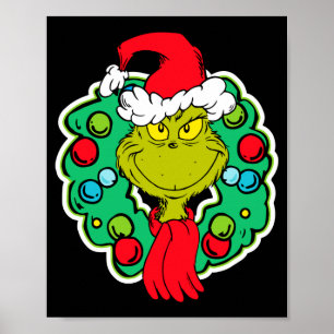 Christmas Holiday Wreath  Poster