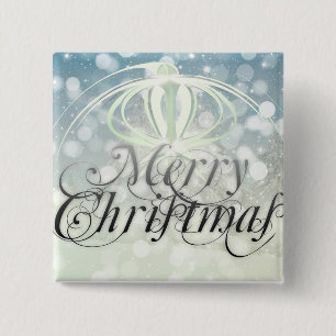 Christmas holidays 15 cm square badge