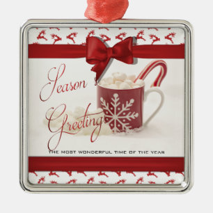 Christmas Holidays, Best Time of the Year Metal Tree Decoration