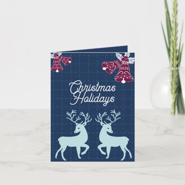 Christmas holidays holiday card (Front)