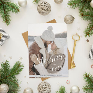 Christmas Holidays Merrier than Ever Photo Holiday Card