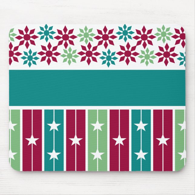 Christmas / Holidays mousepad, customise Mouse Pad (Front)