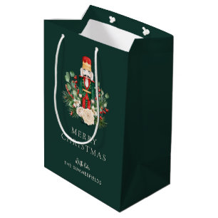 Christmas Holidays Nutcracker Script Family Custom Medium Gift Bag