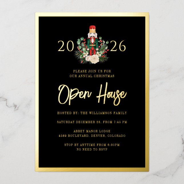 Christmas Holidays Open House Nutcracker Script (Front)
