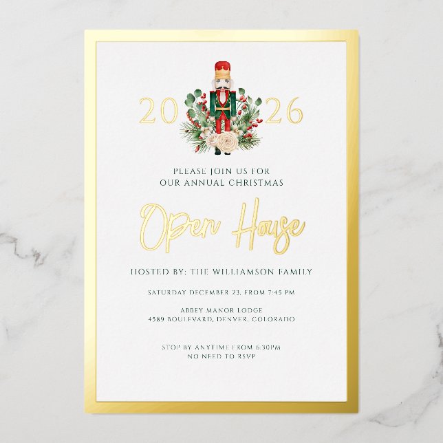 Christmas Holidays Open House Nutcracker Script (Front)