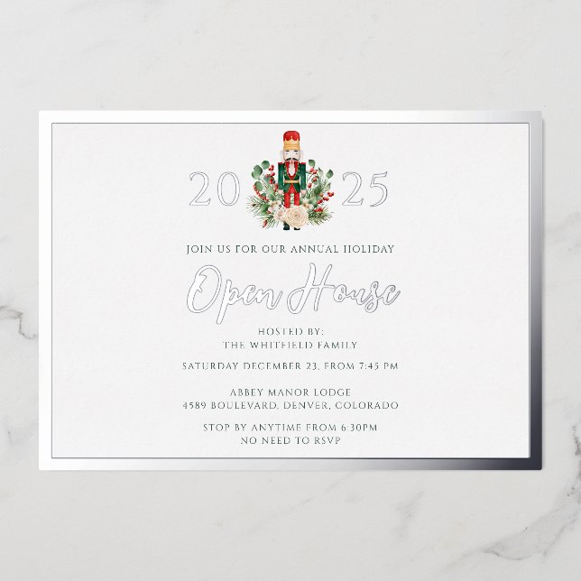 Christmas Holidays Open House Party (Front)