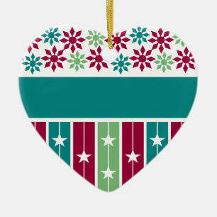Christmas / Holidays ornament, customise Ceramic Tree Decoration