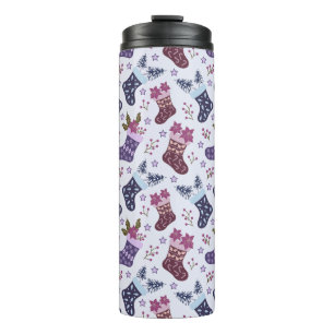 Christmas holidays thermal tumbler