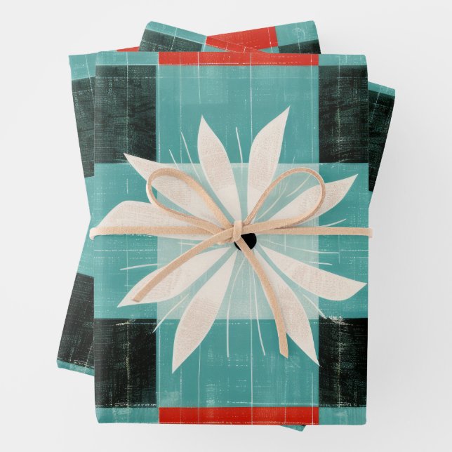 Christmas Holidays Wrapping Paper Sheet (In situ)