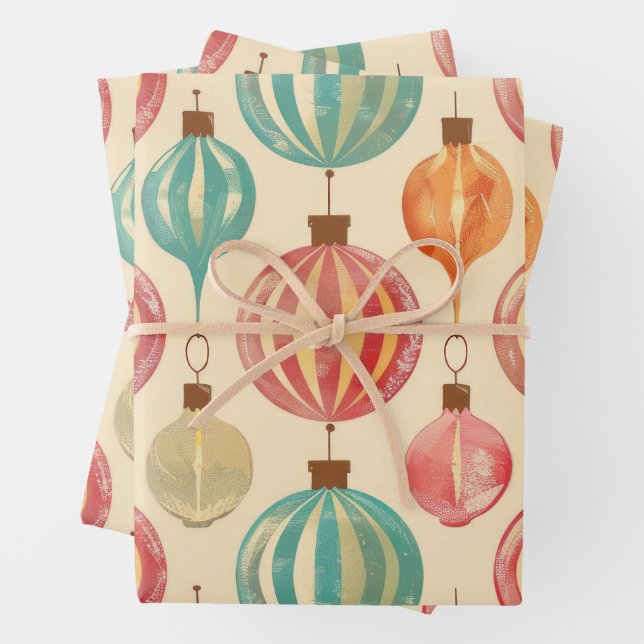 Christmas Holidays Wrapping Paper Sheet (In situ)