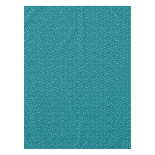 Christmas HolidayTable Cloth With White Snowflakes