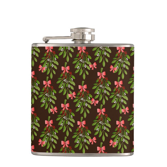 Christmas Hollies - Flask (Front)