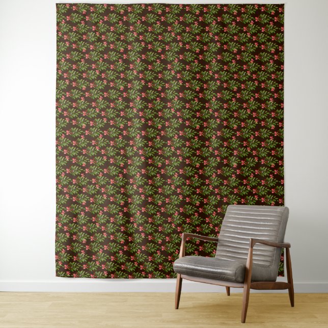 Christmas Hollies - Tapestry (In Situ)