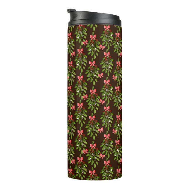 Christmas Hollies - Thermal Tumbler (Rotated Right)