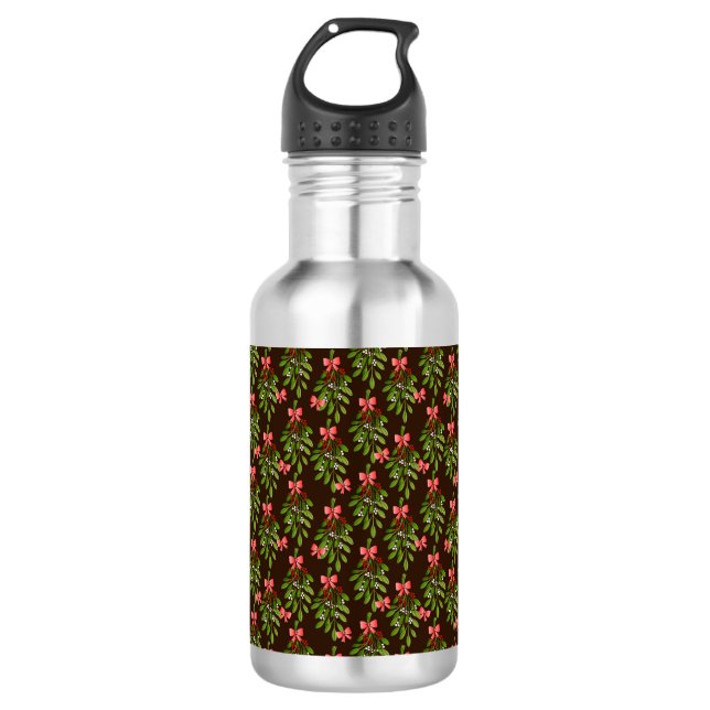 Christmas Hollies - Water Bottle (Front)