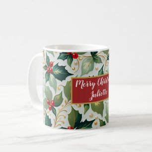 Christmas Holly Coffee Mug