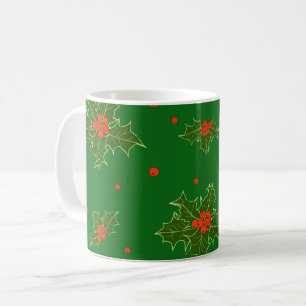 Christmas Holly  Coffee Mug