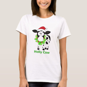Christmas Holly Cow T-Shirt