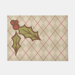  Christmas Holly Doormat 