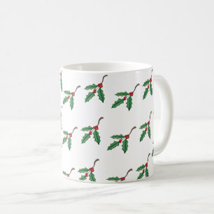 Christmas Holly Holiday Coffee Cup