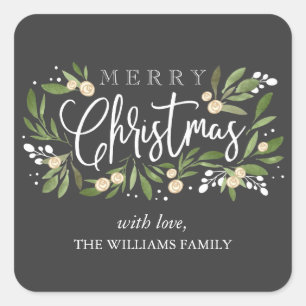 Christmas Holly - Holiday Sticker