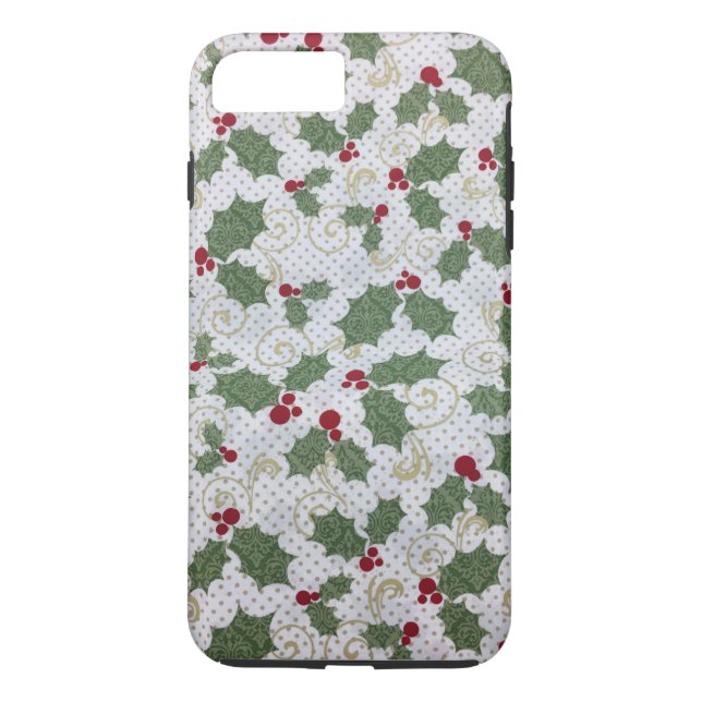 Christmas Holly iPhone Case (Back)