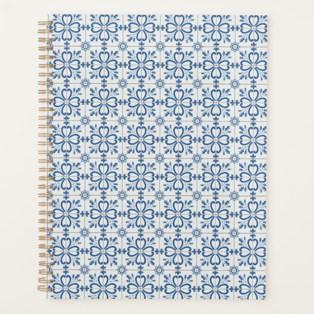 Christmas holly leaves and flowers petals tiles planner (Front)