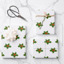 Christmas Holly Pattern