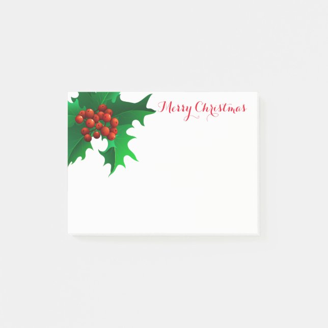 Christmas Holly Post-it-Notes Post-it Notes (Front)