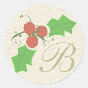 Christmas Holly Sticker