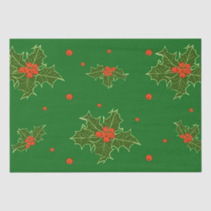 Christmas Holly Tissue Paper