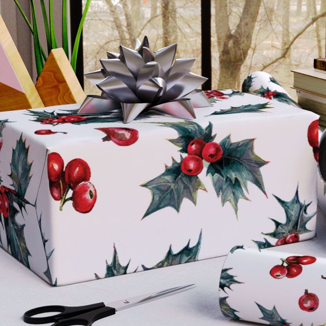 Christmas Holly Wrapping Paper (Creator Uploaded)