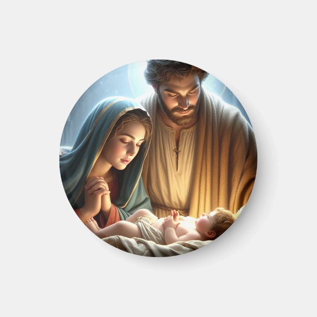 Christmas Holy Family Magnet (Front)
