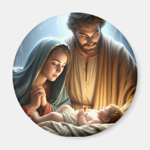 Christmas Holy Family Magnet
