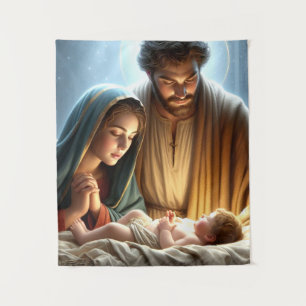 Christmas Holy Family Tapestry