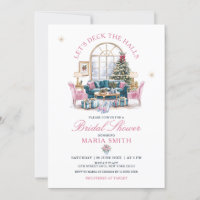 Christmas Home Let’s Deck the Halls Bridal Shower