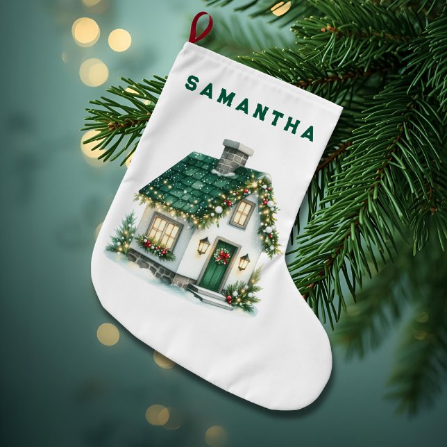 Christmas Home with Lights Kids Stocking (Creator Uploaded)