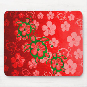 Christmas Honu Turtles Mouse Pad