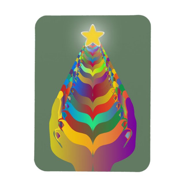Christmas Hope and Togetherness Magnet (Vertical)