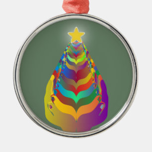 Christmas Hope and Togetherness Metal Ornament