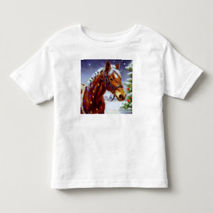 Christmas Horse 3 Toddler T-Shirt