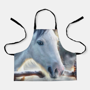 Christmas Horse and Beautful Owl Apron